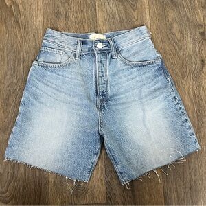 Triarchy Women Size 26 Denim Cotton Button Fly Jean NEW Shorts Bermuda High Rise